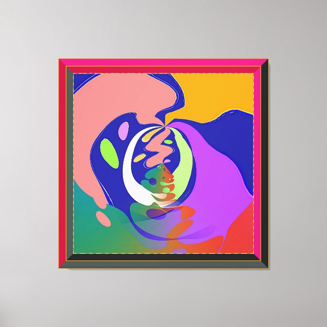 Splotch! Contemporary  Canvas Print (Front)