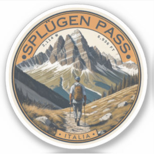  Splugen Pass mountain Lepontine Italian Alps
