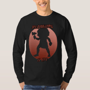 Splunkering Shadow In A Red Circle T-Shirt