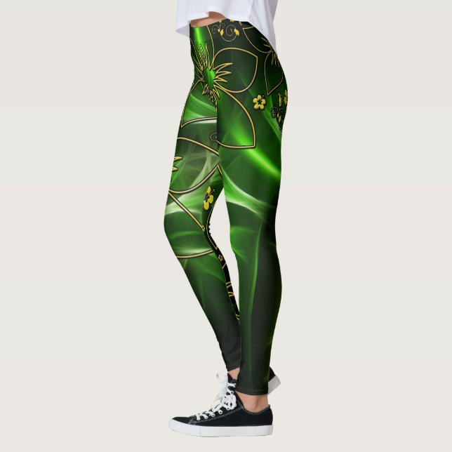 SPNP_Green_Leggings Leggings (Left)