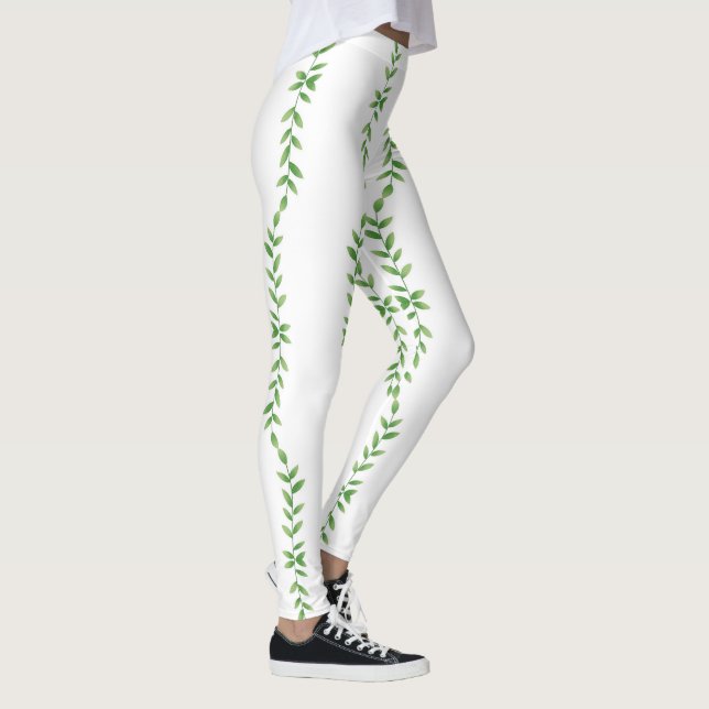 SPNP_Leaf Pattern Leggings (Right)
