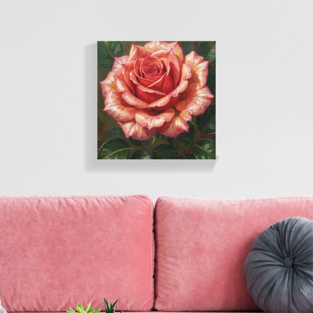 SPNP_Rose_Premium Wrapped Canvas (Insitu(LivingRoom))