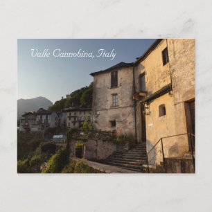 Spoccia Sunset, Valle Cannobina, Italy Postcard