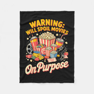 Spoil movies film movie food night snack popcorn fleece blanket