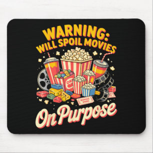 Spoil movies film movie food night snack popcorn mouse mat