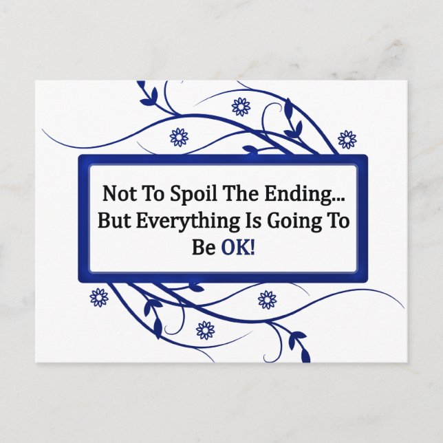 Spoil The Ending Postcard (Front)