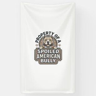 Spoiled American Bully Vintage Engraving Design_1 Banner