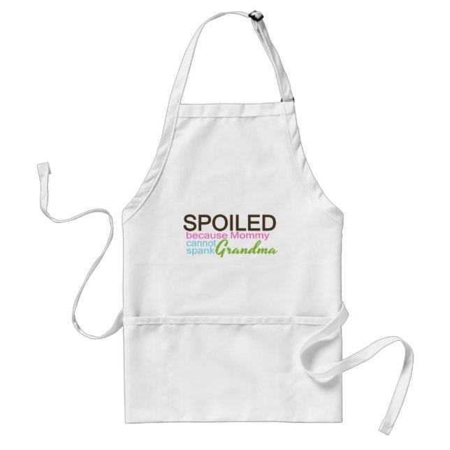 Spoiled By Grandma Standard Apron (Front)