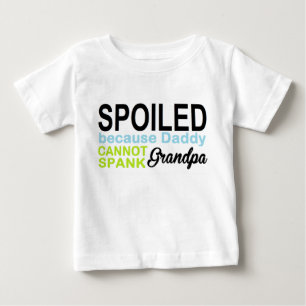spoiled by grandpa baby T-Shirt