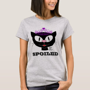 SPOILED Cartoon Princess Cat Women's T Shirt