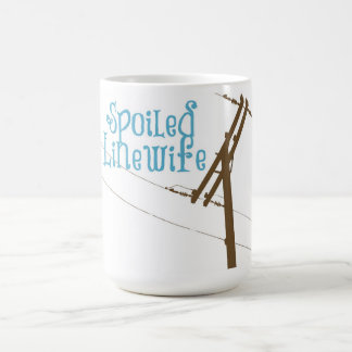 Spoiled Linewife Mug {Blue/Brown}