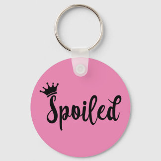 Spoiled Princess Crown Key Ring