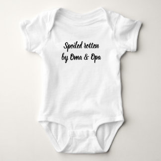 Spoiled Rotten by Oma & Opa Baby Bodysuit
