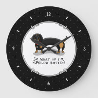 Spoiled Rotten Dachshund (S black & tan) Cute dog