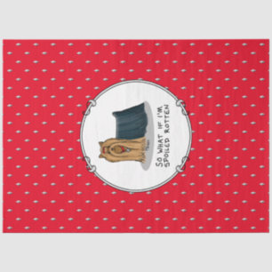 Spoiled Rotten Yorkshire Terrier (Yorkie) Dog Cute Tissue Paper