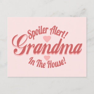 Spoiler Alert Grandma Postcard