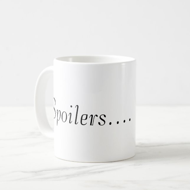 Spoilers Mug (Front Left)