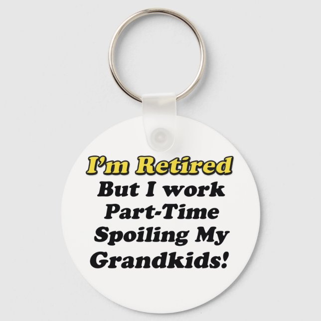 Spoiling My Grandkids Key Ring (Front)