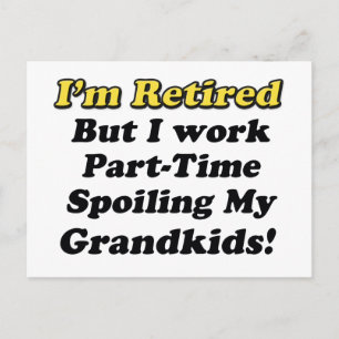 Spoiling My Grandkids Postcard