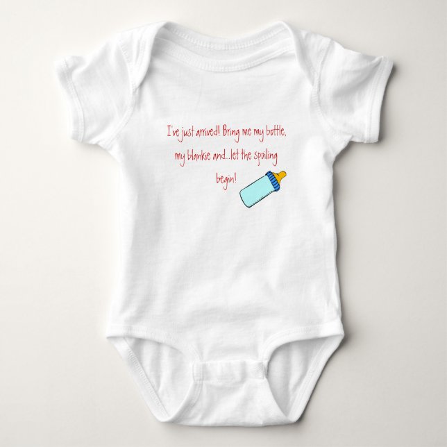 Spoiling New Baby Bodysuit (Front)