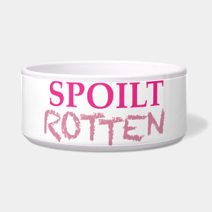 Spoilt Rotten Logo Large Pet Bowl