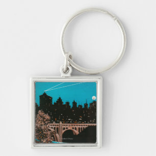 Spokane Advertising Poster #1Spokane, WA Key Ring