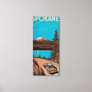 Spokane Advertising Poster #2Spokane, WA Canvas Print
