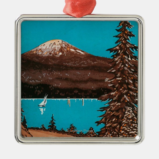 Spokane Advertising Poster #2Spokane, WA Metal Tree Decoration (Front)