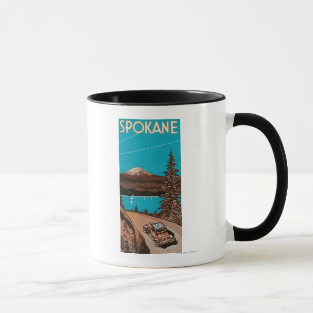 Spokane Advertising Poster #2Spokane, WA Mug (Right)