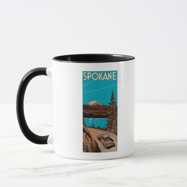 Spokane Advertising Poster #2Spokane, WA Mug (Left)