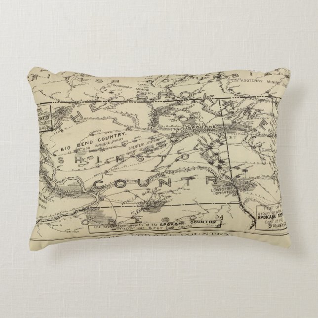 Spokane Country Decorative Cushion (Front)