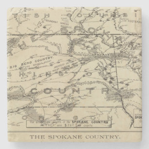 Spokane Country Stone Coaster