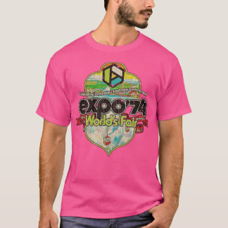 Spokane Expo 74 Worlds Fair Crest 1974  T-Shirt