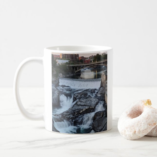 Spokane Falls Coffee Mug (With Donut)