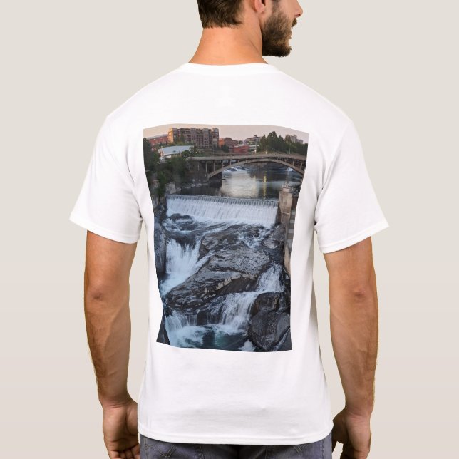 Spokane Falls WA T-Shirt (Back)