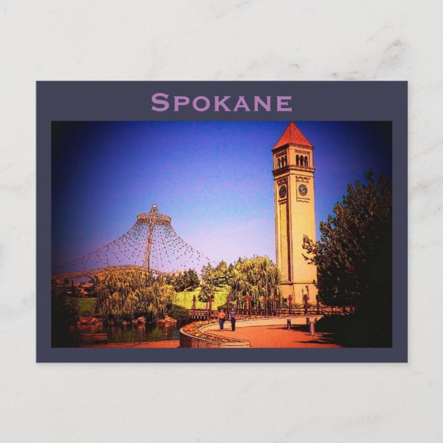 Spokane (Park) Postcard (Front)