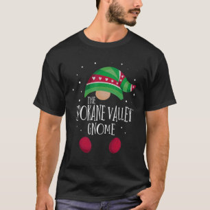 Spokane Valley Gnome Family Matching Christmas Paj T-Shirt