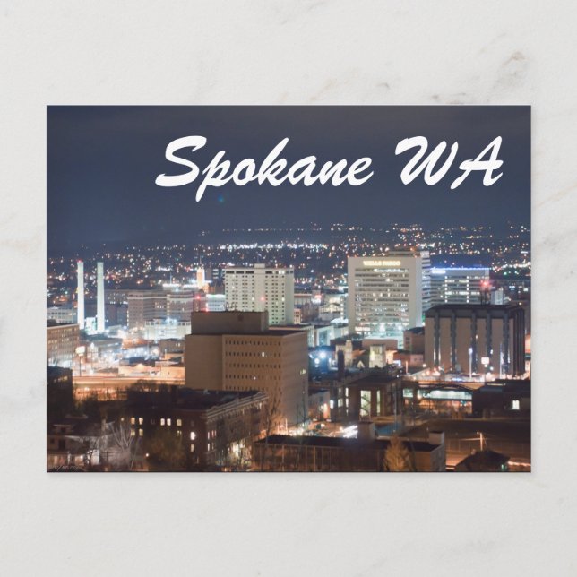 SPOKANE WA POSTCARD (Front)