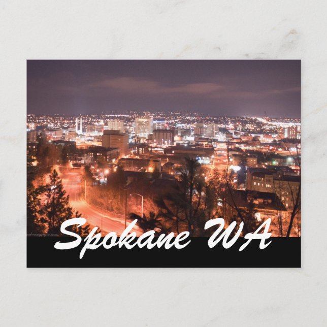 SPOKANE WA POSTCARD (Front)