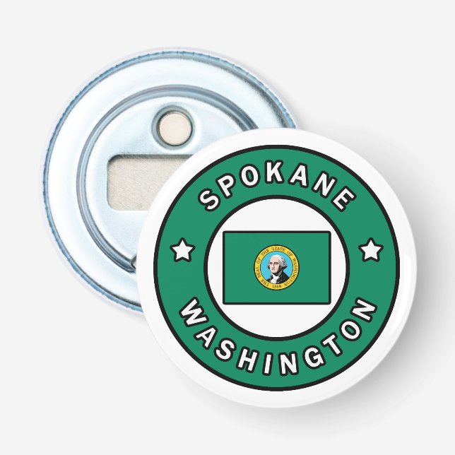 Spokane Washington Bottle Opener (Front)