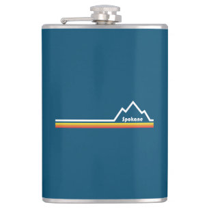 Spokane Washington Hip Flask
