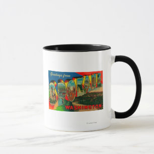 Spokane, Washington - Large Letter Scenes 2 Mug