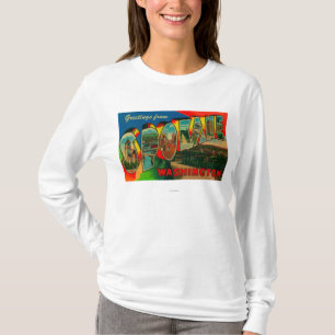 Spokane, Washington - Large Letter Scenes 2 T-Shirt