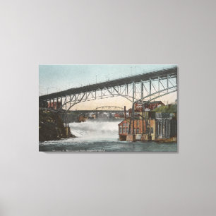 Spokane, Washington - Monroe Street Canvas Print