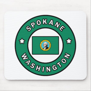 Spokane Washington Mouse Mat