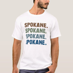 Spokane, Washington State T-Shirt
