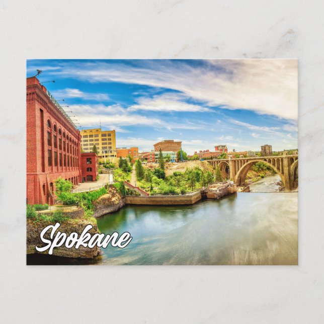 Spokane, Washington, United States Postcard (Front)