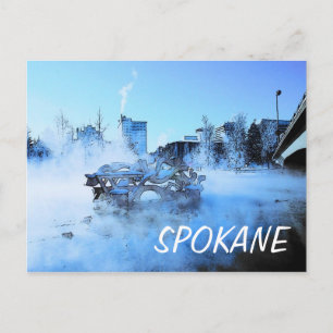 Spokane Winter Postcard - Customised