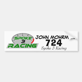 spoke 3 Final, tack, JOHN MOHRMAN, 724, Spoke 3... Bumper Sticker