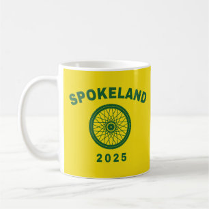 Spokeland Oakland Cycling Californian Cyclist Coffee Mug